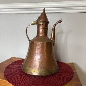 Copper Turkish Water Jug